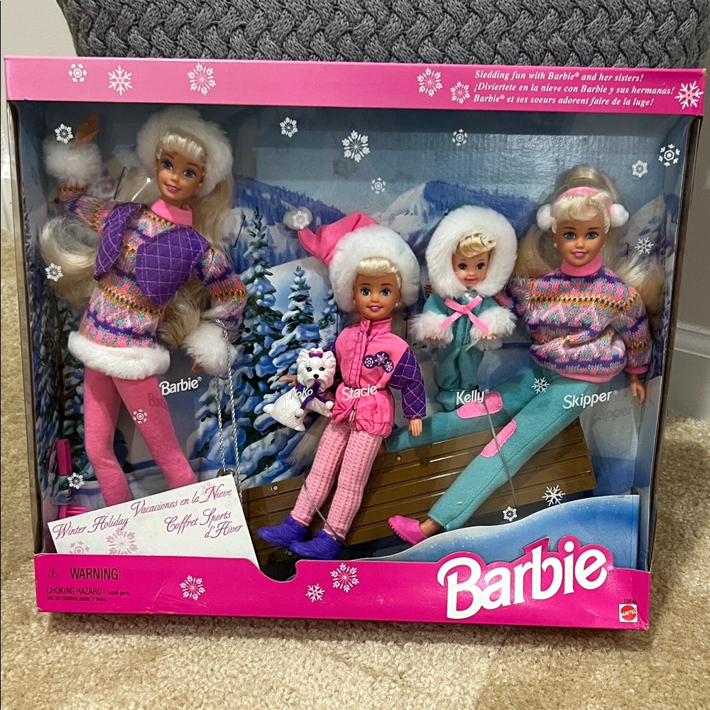 🔥 Sale: BARBIE WINTER Adventure Collectors Set NIB